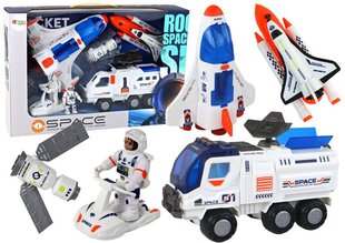 Kosmosa transportlīdzekļu komplekts Lean Toys cena un informācija | Rotaļlietas zēniem | 220.lv
