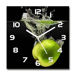Stikla Pulkstenis Zaļie āboli цена и информация | Часы | 220.lv