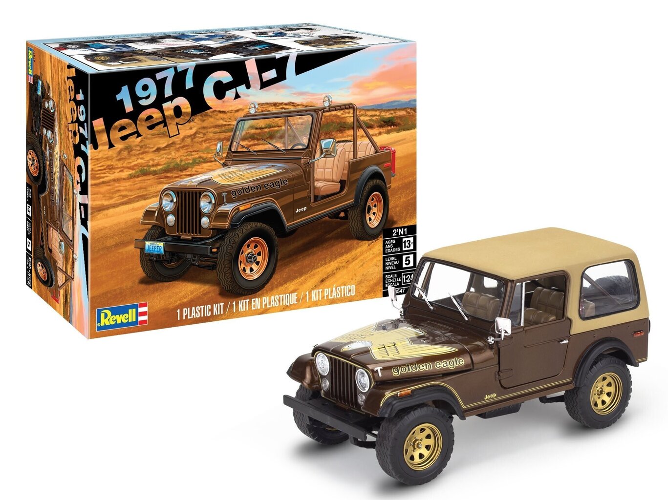 Revell - 1977 Jeep CJ-7, 1/24, 14547 цена | 220.lv