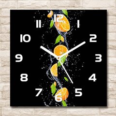 Stikla Pulkstenis Apelsīni un ūdens цена и информация | Часы | 220.lv