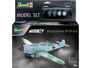 Revell - Messerschmitt Bf109G-6 easy-click-system подарочный набор, 1/32, 63653 цена и информация | Конструкторы и кубики | 220.lv