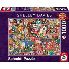 Puzle un domino komplekts Schmidt Spiele Vintage Board Games (1000 gab) cena un informācija | Puzles, 3D puzles | 220.lv