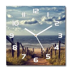 Stikla Pulkstenis Ceļš uz pludmali cena un informācija | Pulksteņi | 220.lv