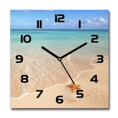 Stikla Pulkstenis Jūras zvaigzne pludmalē цена и информация | Часы | 220.lv