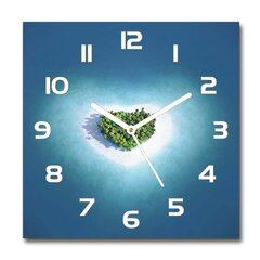 Stikla Pulkstenis Salas sirds forma cena un informācija | Pulksteņi | 220.lv