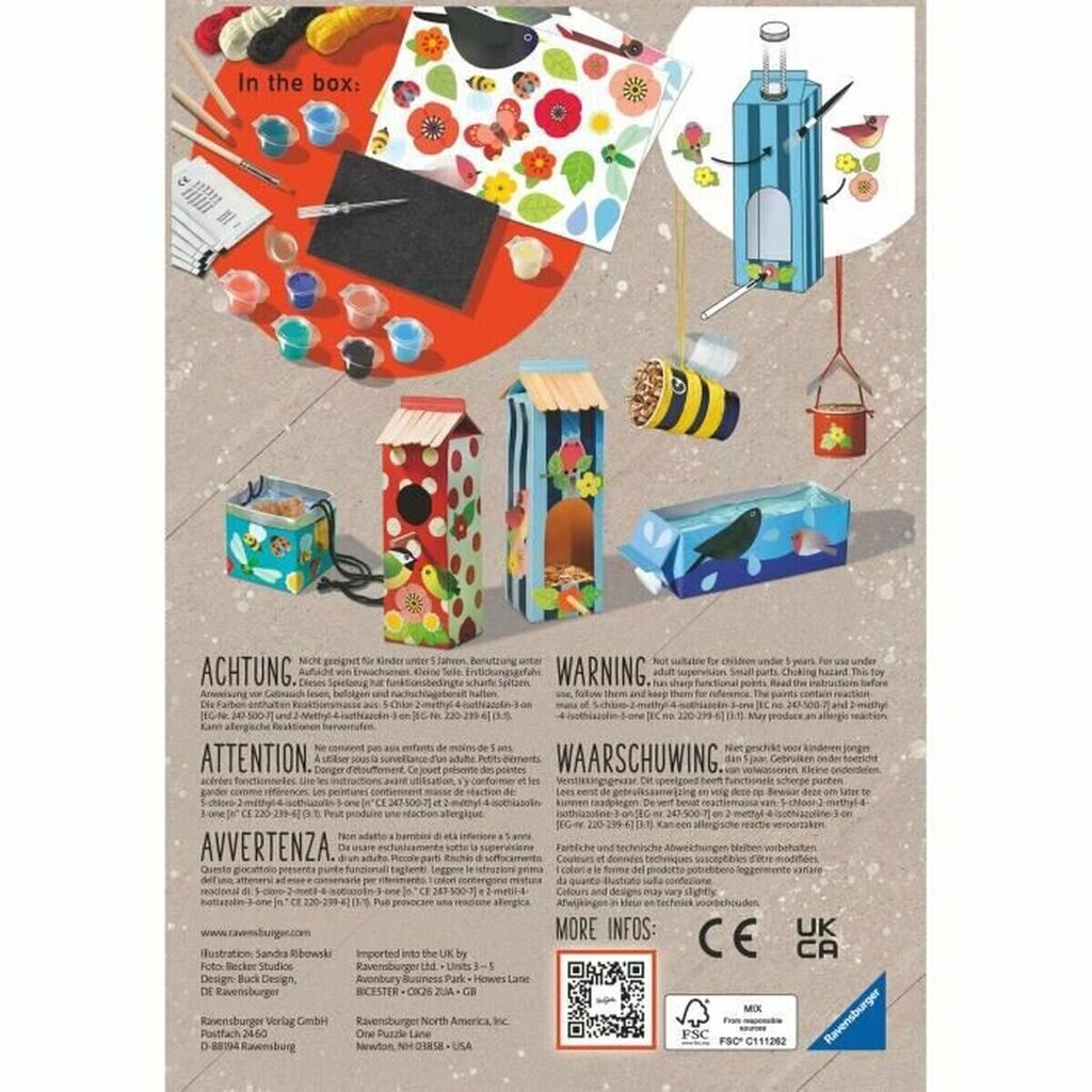 Radošais komplekts Ravensburger EcoCreate Midi Nest cena un informācija | Attīstošās rotaļlietas | 220.lv