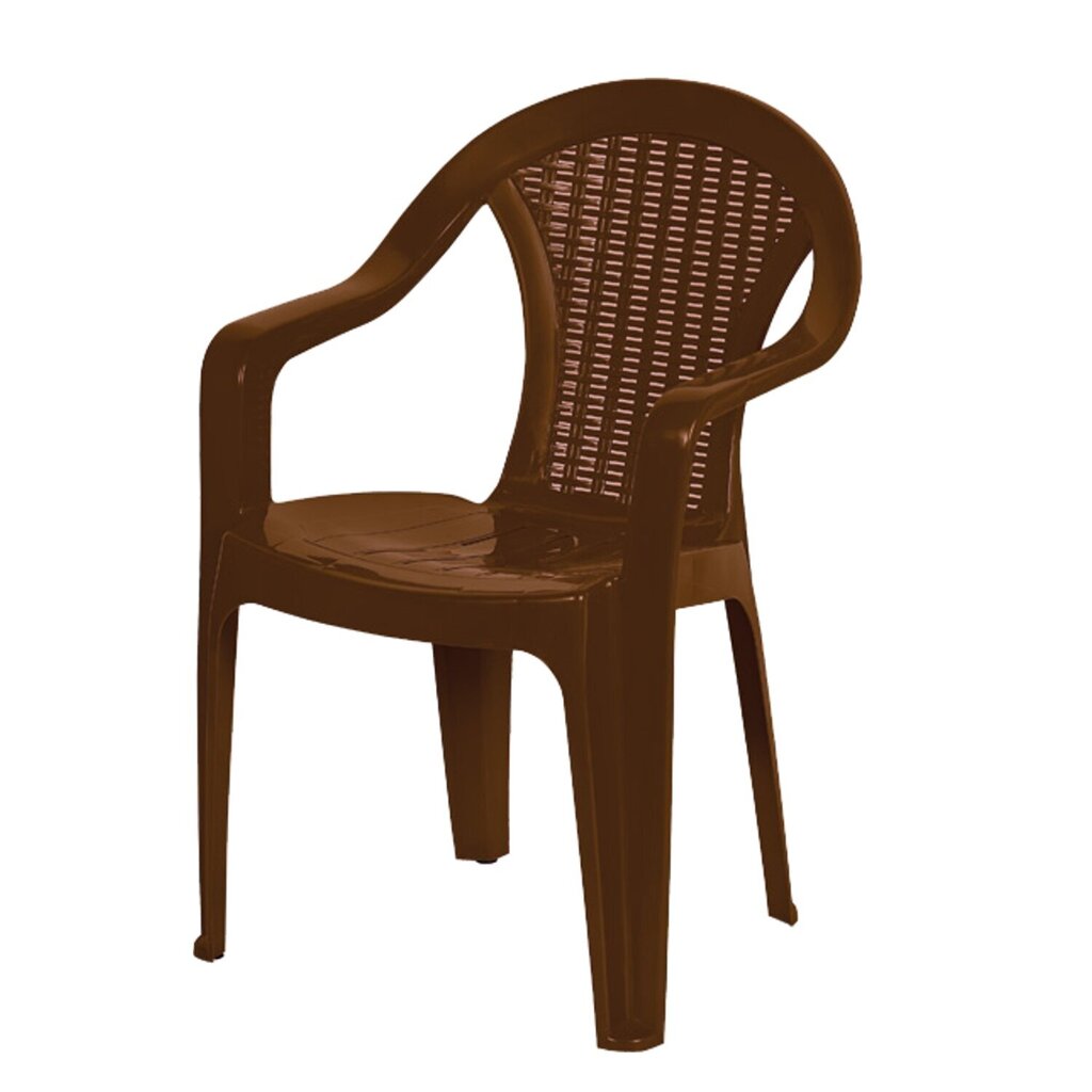 Āra krēsls, brūns cena un informācija | Dārza krēsli | 220.lv