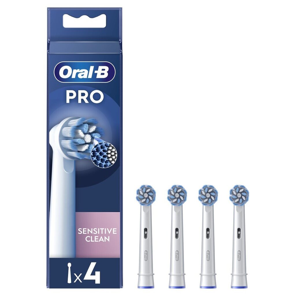 Oral-B EB60-4 Sensitive Clean Pro cena un informācija | Uzgaļi elektriskajām zobu birstēm | 220.lv