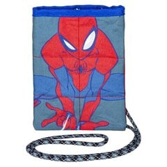 Sporta soma bērniem Spiderman, sarkana 13 x 18 x 1 cm cena un informācija | Skolas somas | 220.lv