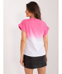 T-krekls sievietēm Trendy.Ing, balts/rozā cena un informācija | Blūzes, sieviešu krekli | 220.lv