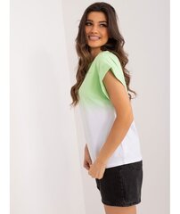T-krekls sievietēm Trendy.Ing, balts/zaļš cena un informācija | Blūzes, sieviešu krekli | 220.lv