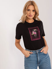 T-krekls sievietēm Factory Price, melns цена и информация | Женские футболки | 220.lv