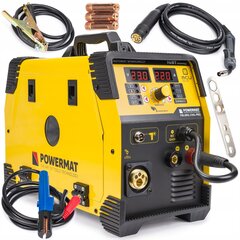 Metināšanas iekārta Powermat PM-IMG-220L-PRO, 230V cena un informācija | Metināšanas iekārtas, lodāmuri | 220.lv
