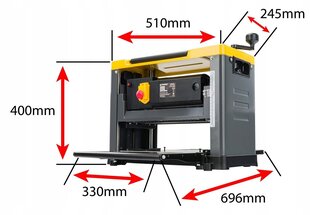 Ēvelēšanas mašīna Powermat PM-SG-2000T, 2000W цена и информация | Рубанки | 220.lv