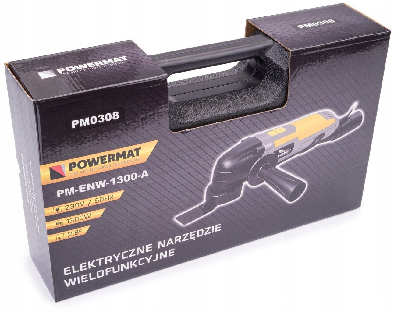 Daudzfunkcionāls instruments Powermat PM-ENW-1300-A, 1300W cena un informācija | Slīpmašīnas | 220.lv