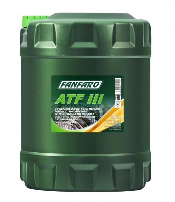 Fanfaro ATF Dexron III, 20L цена и информация | Eļļas citām autodaļām | 220.lv