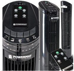 Ventilators Powermat Black Tower-75, 70W, 74 cm, melns цена и информация | Вентиляторы | 220.lv