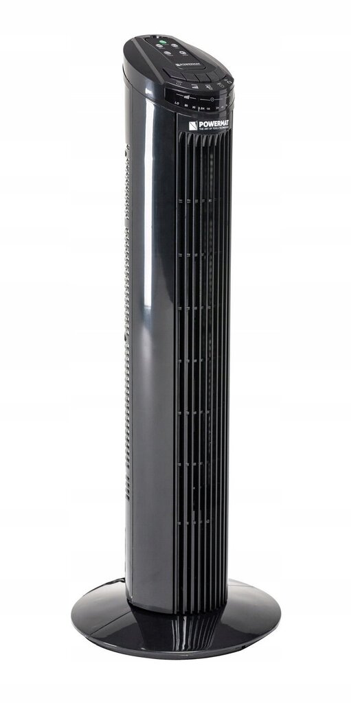 Ventilators Powermat Black Tower-75, 70W, 74 cm, melns цена и информация | Ventilatori | 220.lv