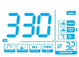 Invertora metināšanas iekārta ar piederumiem Red Technic RTSIT0004, 230V, 20-330 A цена и информация | Сварочные аппараты, паяльники | 220.lv