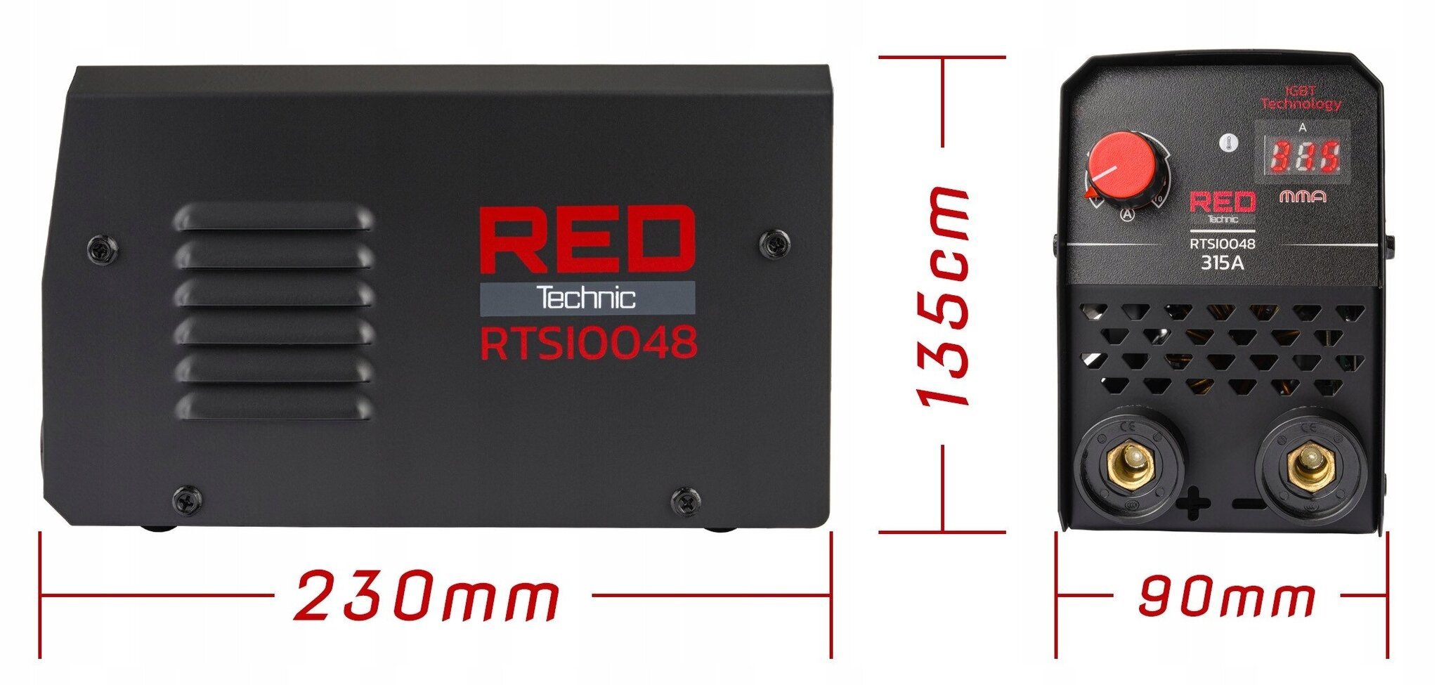 Metināšanas iekārta Red Technic RTSI0048, 230V cena un informācija | Metināšanas iekārtas, lodāmuri | 220.lv
