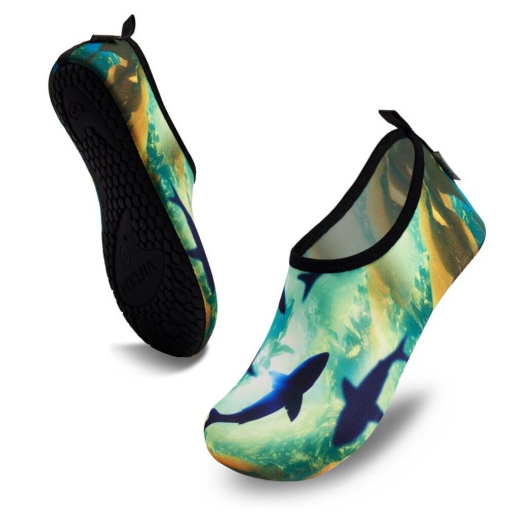 Unisex peldēšanas apavi Ning, daudzkrāsaini cena un informācija | Peldēšanas apavi | 220.lv