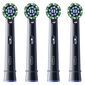 Oral-B EB50-4 Cross Action Pro Black cena un informācija | Uzgaļi elektriskajām zobu birstēm | 220.lv