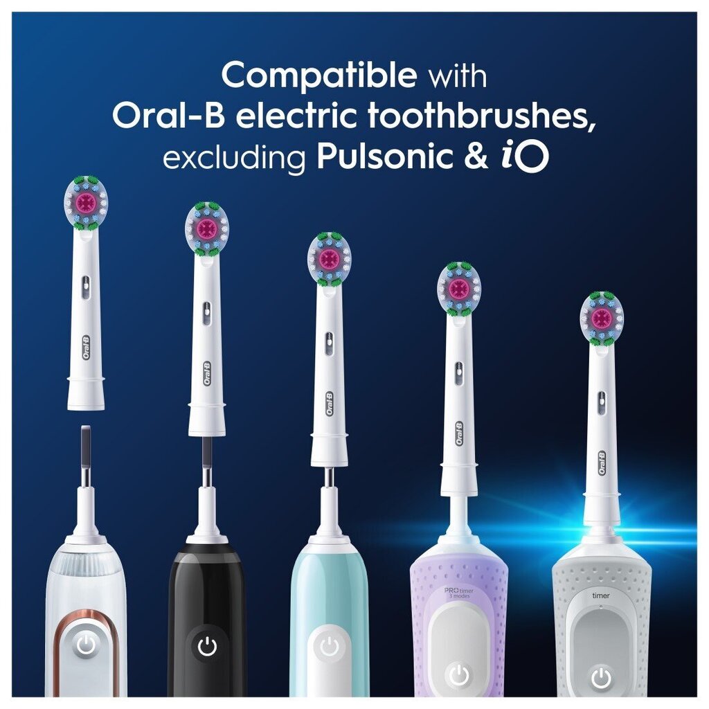 Oral-B EB18-4 3D White Pro цена и информация | Uzgaļi elektriskajām zobu birstēm | 220.lv