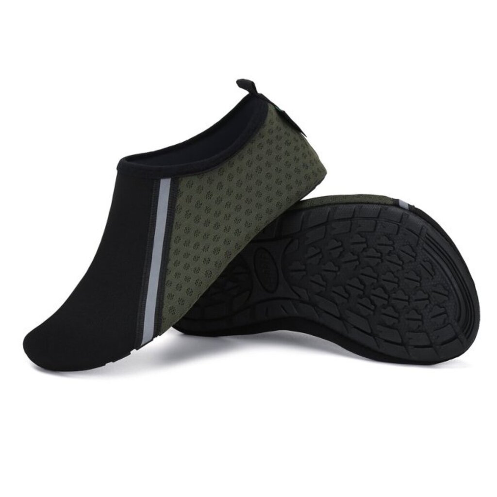 Unisex peldēšanas apavi Saguaro, zaļi cena un informācija | Peldēšanas apavi | 220.lv