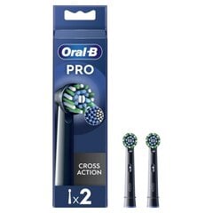 Oral-B EB50-2 Cross Action Pro Black cena un informācija | Uzgaļi elektriskajām zobu birstēm | 220.lv