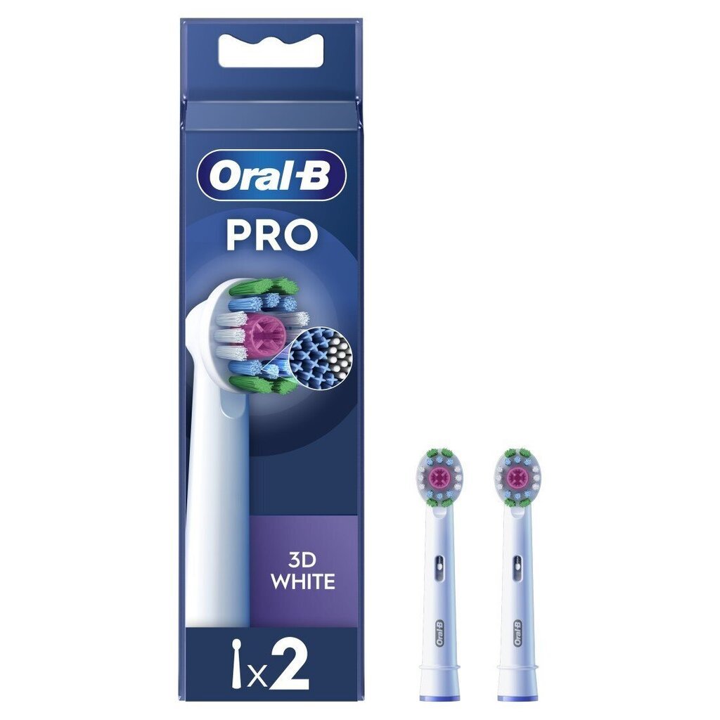 Oral-B EB18-2 3D White Pro цена и информация | Uzgaļi elektriskajām zobu birstēm | 220.lv