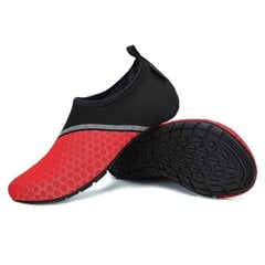 Unisex peldēšanas apavi Saguaro, sarkani cena un informācija | Peldēšanas apavi | 220.lv