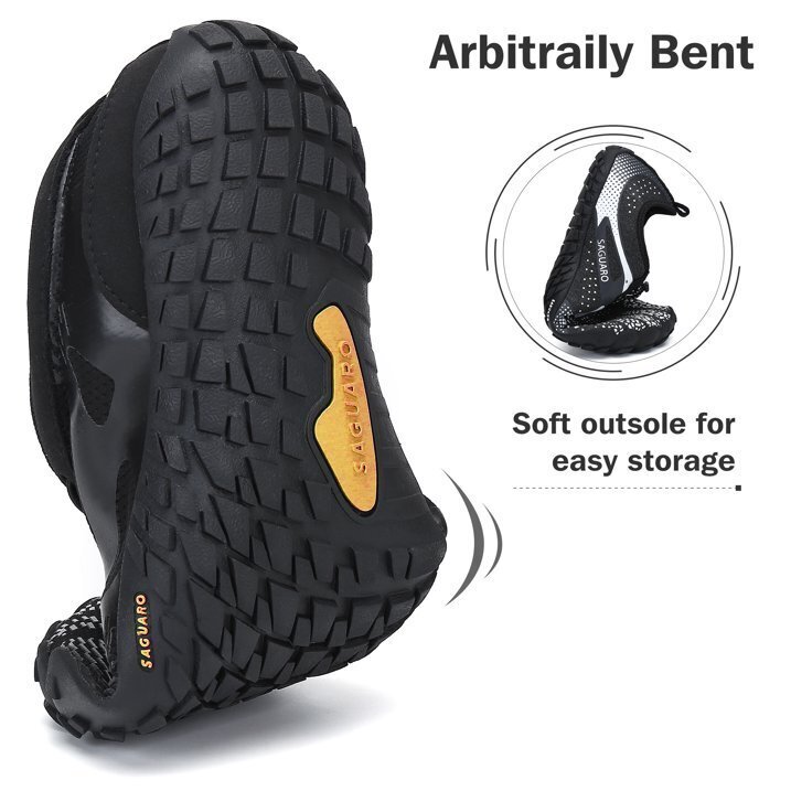 Unisex apavi Barefoot Saguaro, melni cena un informācija | Peldēšanas apavi | 220.lv
