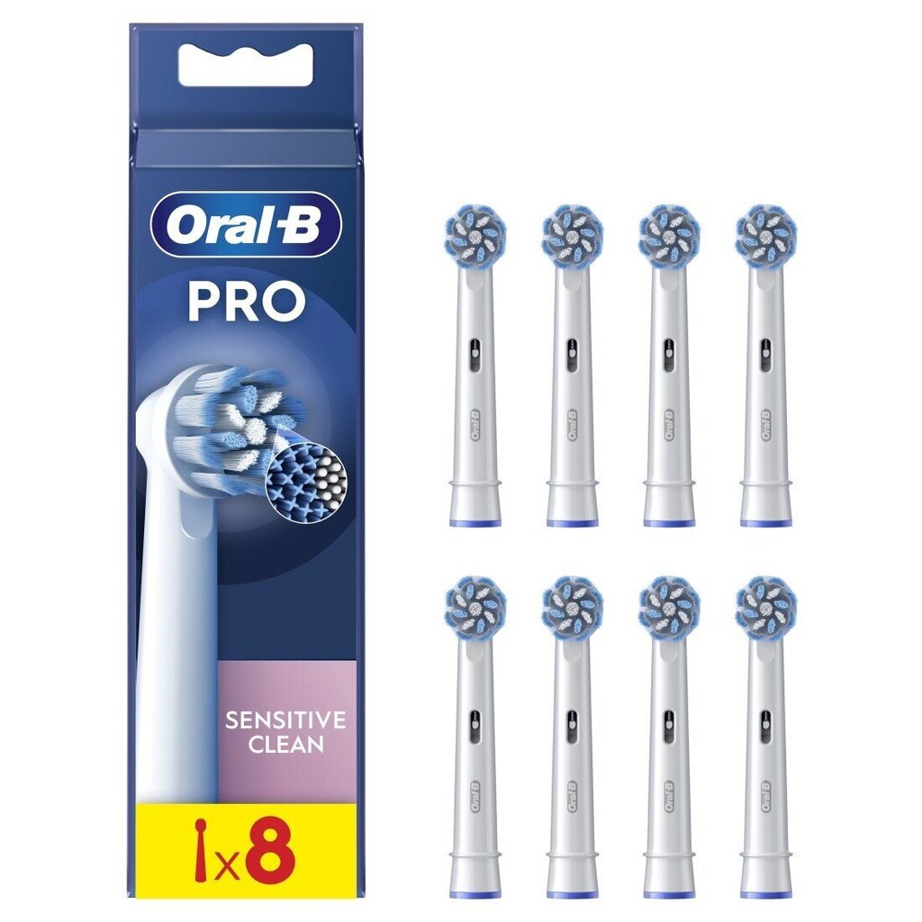 Oral-B EB60-8 Sensitive Clean Pro cena un informācija | Uzgaļi elektriskajām zobu birstēm | 220.lv