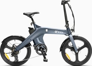 Электровелосипед DYU Т1, 20", серый цена и информация | Электровелосипеды | 220.lv