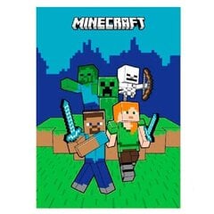 Bērnu pleds Minecraft, 100x140 cm cena un informācija | Gultas pārklāji, pledi | 220.lv
