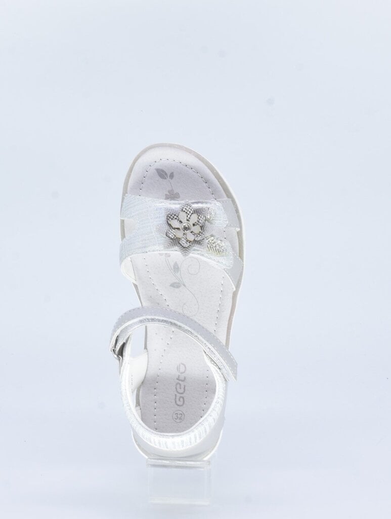 Sporta stila apavi meitenēm Gelteo, 31996700 EIAP00003211, sudraba cena un informācija | Bērnu sandales | 220.lv