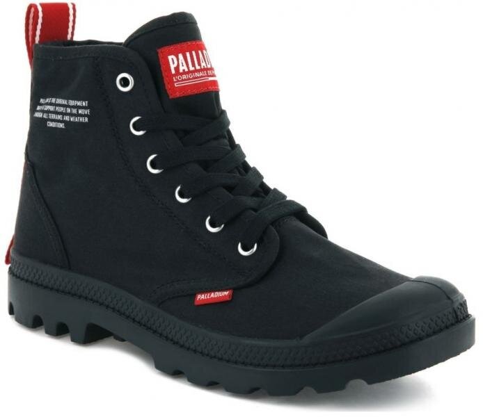 Apavi vīriešiem Palladium Pampa Hi Dare, melni цена и информация | Vīriešu kurpes, zābaki | 220.lv