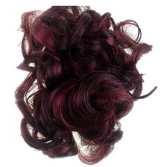 Pieliekamie mati Vanessa Grey Curly-Bun-302H306, plūme ar bordo krāsas akcentiem цена и информация | Аксессуары для волос | 220.lv