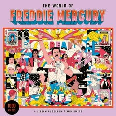 The World of Freddie Mercury, Jigsaw Puzzle, 1000gab. cena un informācija | Puzles, 3D puzles | 220.lv