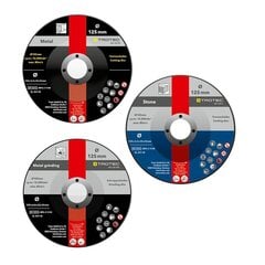 Набор отрезных и шлифовальных дисков Trotec цена и информация | Шлифовальные станки | 220.lv