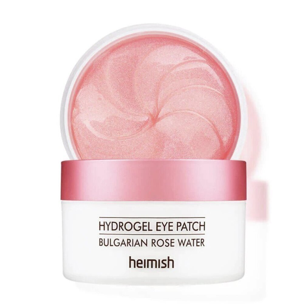 Hidrogēla patči ādai ap acīm ar rožu ekstraktu Heimish Hydrogel Eye Patch Bulgarian Rose Water, 60 gab. cena un informācija | Sejas maskas, acu maskas | 220.lv