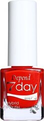 Nagu laka Depend 7 Day Hybrid Polish, Red Makes Me Smile, 5 ml cena un informācija | Nagu lakas, stiprinātāji | 220.lv