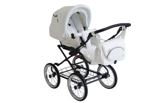 Rati Fanari Classic Baby Fashion 3in1, white cena un informācija | Bērnu rati | 220.lv