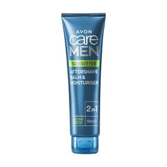 Avon Care Men Sensitive "2 в 1" бальзам и увлажняющий крем после бритья с алоэ и ромашкой для чувствительной кожи для мужчин, 100мл цена и информация | Косметика и средства для бритья | 220.lv