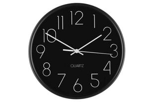 Pulkstenis 628155 25cm Melns цена и информация | Часы | 220.lv