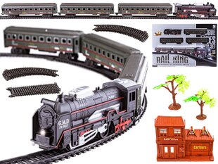 Elektriskā vilciena komplekts Rail King cena un informācija | Rotaļlietas zēniem | 220.lv