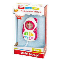 Interaktīvs rotaļu tālrunis Smily Play, sarkans cena un informācija | Attīstošās rotaļlietas | 220.lv