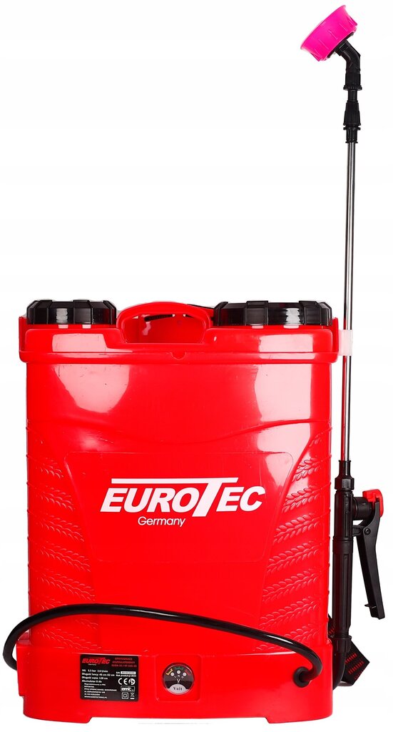 Eurotec akumulatoru smidzinātājs цена и информация | Laistīšanas sistēmas | 220.lv