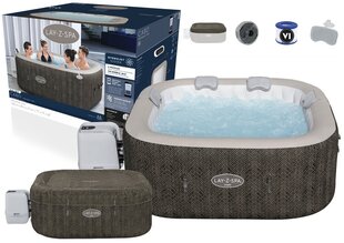 Piepūšams četrvietīgs spa džakuzi Bestway 60167, 180x180x71 cm cena un informācija | Baseini | 220.lv