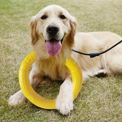 Резиновый диск для собак Smurf, желтый цена и информация | Игрушки для собак | 220.lv